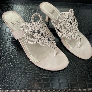 Impo Beige/Cream Low Heels